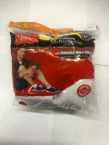 CALZE HANES 12 PK NO SHOW BIANCO E NERO DA UOMO - Foto 1 di 5