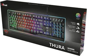 Trust THURA GXT 860 Semi-Mecánico USB QWERTY ITA Teclado Cable LED Keyboard - Imagen 1 de 8
