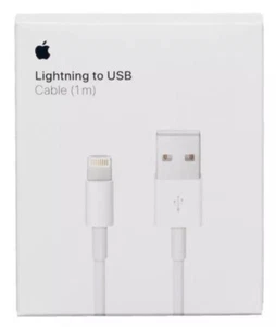 GENUINE ORIGINAL Apple iPhone 14 13 12 11 Charger USB to Lightning Cable - 1M - Zdjęcie 1 z 4