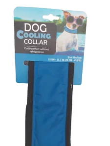 Evriholder Dog Adjustable Cooling Collar - Blue - Medium (9.8" - 17.7") - Picture 1 of 2