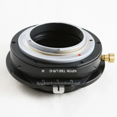 Adaptador Kipon Tilt & Shift para lente de montura Leica R a montura EF-M Canon M200 M100 Foto 1 de 3