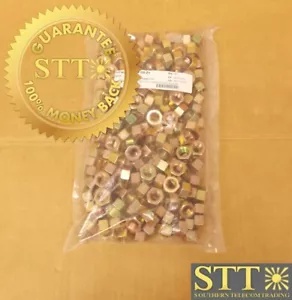 DADO ESAGONALE MISURA 1/2-13 GRADO 8 ZINCO GIALLO (LOTTO DI 226) NUOVO - Foto 1 di 3