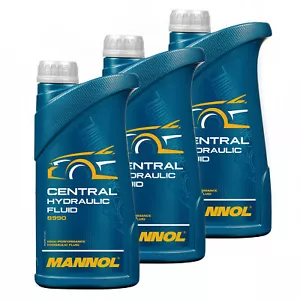 3 Liter MANNOL 8990 Servolenkungsöl Zentralhydrauliköl für VW AUDI SEAT SKODA - Bild 1 von 3