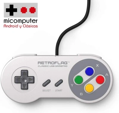 Mando Pad USB Retroflag tipo Super Nintendo Controller Switch PC Mac Raspberry P - Imagen 1 de 4