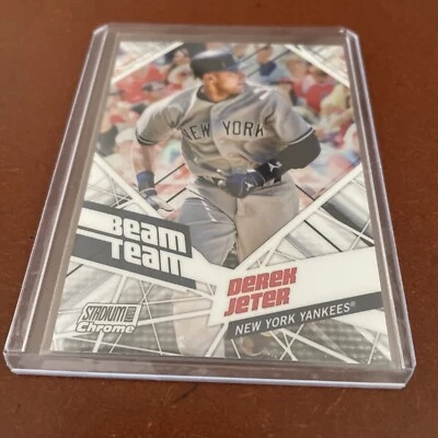 2021 Topps Stadium Club Chrome DEREK JETER BEAM TEAM Insert #BTC-1! (K1) - Image 1 of 2
