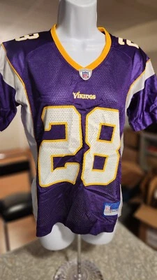 NFL Minnesota Vikings"#28 Peterson"  Jersey Reebok Women's small - Image 1 of 4