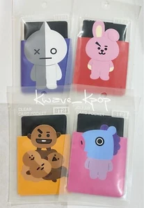 BTS x BT21 Official Original Clear Card Holder - SELECT MANG /COOKY /SHOOKY /VAN - Bild 1 von 6