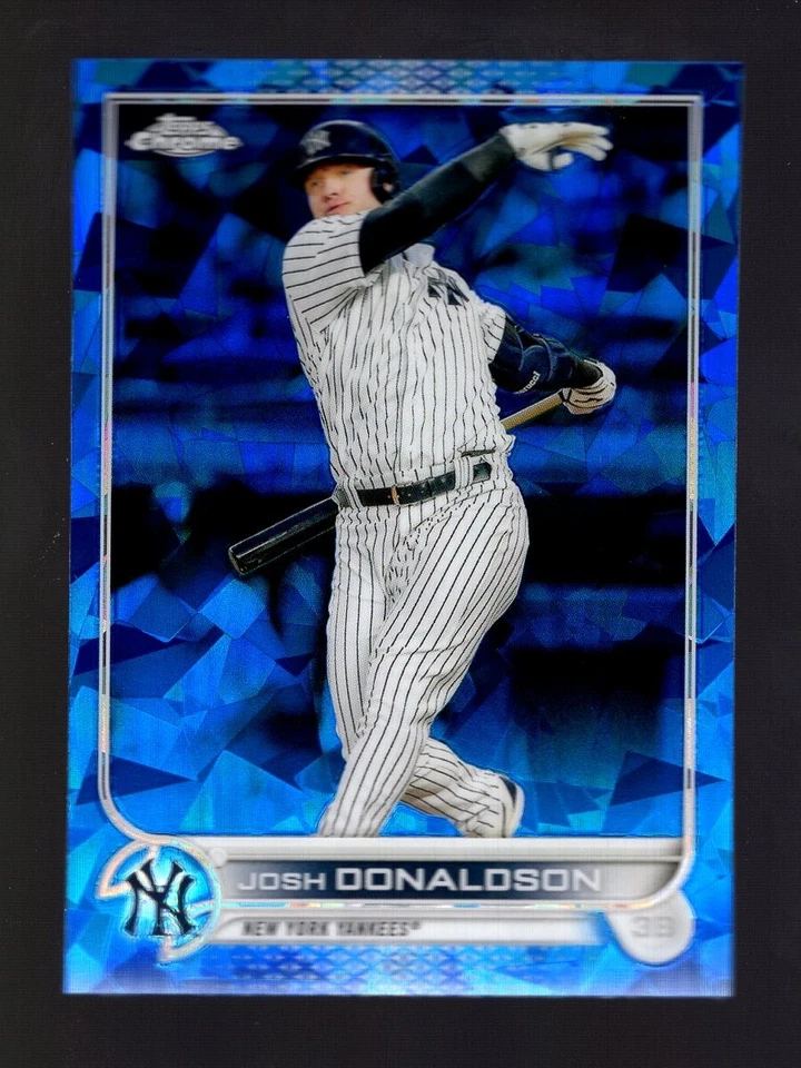 2022 TOPPS UPDATE CHROME SAPPHIRE US74 JOSH DONALDSON NEW YORK YANKEES - Image 1 of 1