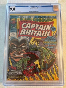 Captain Britain #9 CGC 9.8 WT Marvel UK 1976 2nd appearance Betsy Braddock - Picture 1 of 5
