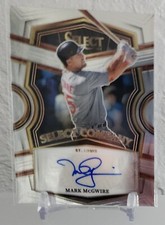 2023 Panini Select Company Signatures Mark McGwire Auto RARE