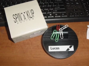 Lucas Paper Clip Roller Desk Accessory Jaguar XKE XJ6 MGA MGB Triumph TR3 TR6  - Bild 1 von 4