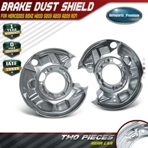 2pcs Brake Dust Shields for Mercedes Benz W203 C209 R171 C230 CLK35 Rear LH & RH - Picture 1 of 10