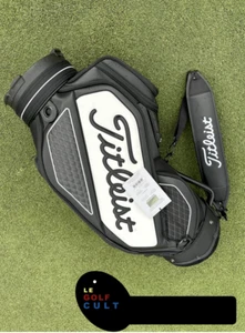 TITLEIST Golf Exclusive Caddy Tour Staff Bag Black White FREE SHIP EU AU JP - Picture 1 of 21