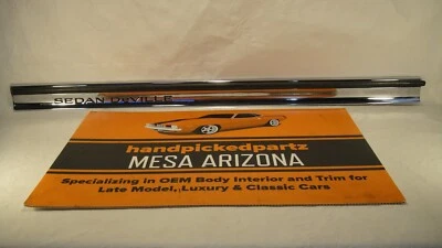 1994-1996 CADILLAC DEVILLE OEM CHROME LH FRONT DOOR TRIM MOLDING #3547983 - Image 1 of 4