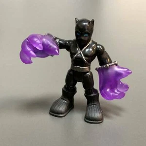 Playskool Marvel Super Hero Adventures Black Panther Power Up Figures Kids Toys - Picture 1 of 4