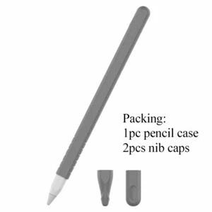 Silicone Case For Apple Pencil 2 Pen Case Tip Secure Cap Retractable 。 - Photo 1/15