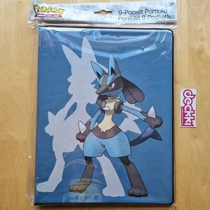 Ultra Pro | Legendary Pokémon Lucario | 9 Pocket Portfolio | (180 Cards) Binder! - Picture 1 of 4