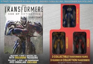Transformers: Edad De Extinción (Blu-Ray + DVD + Incl. 3-Figurines) (Blu-Ray) (B - Imagen 1 de 3