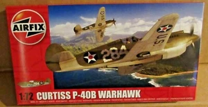 AIRFIX CURTISS P-40B WARHAWK 1:72 SCALE MODEL KIT WW2 USAF FIGHTER AIRCRAFT - Picture 1 of 1