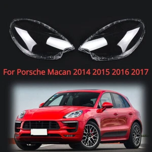 Lens Cover For Porsche Macan 2014 2015 2016 2017 Headlight Shell Lamp Shade - Picture 1 of 6