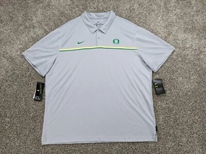 Camisa Polo Oregon Ducks Nike Sobre el Campo Para Hombres 2XL Gris PAC 12 NCAA Fútbol Nueva Con Etiquetas - Imagen 1 de 12