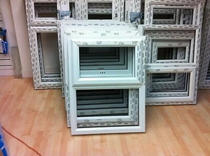 New half Opening Upvc window Cheap 600mm by 770mm Ref: STOCK - Picture 1 of 5