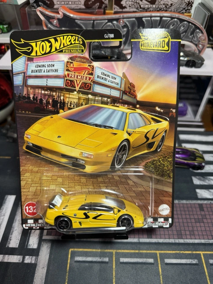 Lamborghini Diablos SV amarillo #132 Hot Wheels 2025 Premium Boulevard '95 Foto 1 de 1
