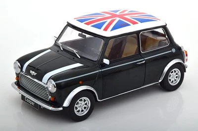 1:12 KK-Scale Mini Cooper LHD darkgreen-metallic/white/Union Jack - Bild 1 von 4