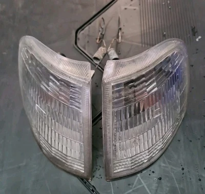  PEUGEOT 405 Mark 2 10840 Indicadores Izquierdo y Derecho Piezas Coche Clásico Transparente Delantero Foto 1 de 4