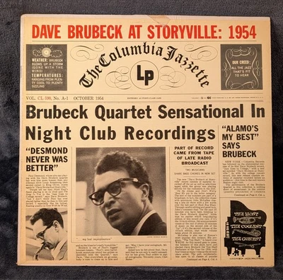 DAVE BRUBECK QUARTET At Storyville: 1954 - 12" Vinyl LP Record Album 33rpm VTG - Image 1 of 4