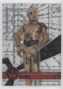 2017 Topps Star Wars High Tek Form Pattern 1 Tidal Diffractor 22/99 C-3PO 07uj - Picture 1 of 3