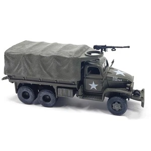 1/72 Scale 10cm WWII US Army GMC CCKW 353 Truck Military Model Decoration - Picture 1 of 10