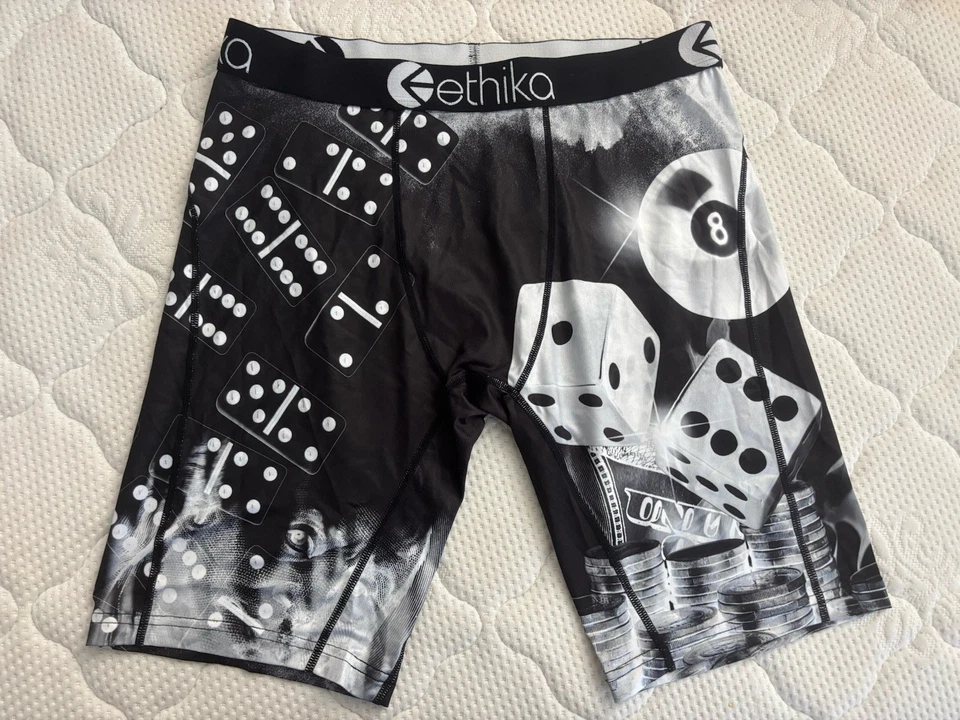 Ropa interior para hombre Ethika talla grande calzoncillos boxer The Staple Fit Numbers Everywhere Foto 1 de 2