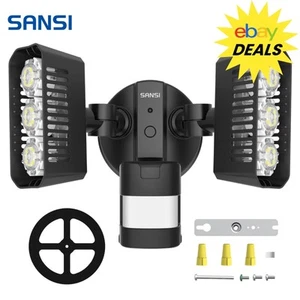 LED Motion Sensor 2700LM Security Light 27W Wall Light Ceramic Floodlight SANSI - Picture 1 of 14