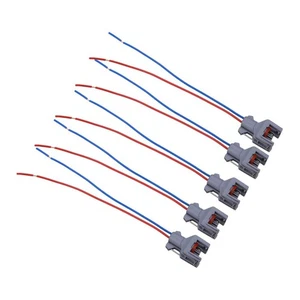 5x 2-Pin Plug Connector Pigtail Fit For Delphi Fuel Injector Fuel Rail 10811963 - Picture 1 of 4
