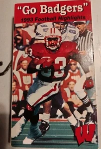 1993 Wisconsin Badgers Football Highlights VHS DVD ROSE BOWL NFL Michigan Ohio - Bild 1 von 2