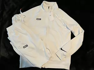 Nike F.C Football Tracksuit Sz M White Black New DC9065 121 - Picture 1 of 12