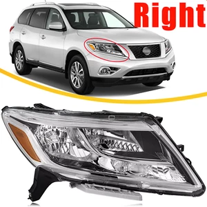 Chrome Projector Headlight For 2013-15 2016 Nissan Pathfinder Halogen Right Side - Picture 1 of 11