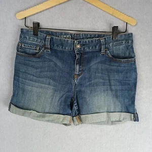 Tommy Hilfiger Womens Size 8 Blue Denim Shorts - Picture 1 of 7