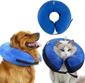 Protective Inflatable Collar for Dogs and Cats - Soft Pet Recovery Collar Doe... - Picture 1 of 12
