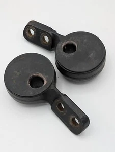 M3 UPGRADE OFFSET SOLID CONTROL ARM BUSHING BUSHINGS RETAINERS LOLLYPOP BMW E30 - Picture 1 of 2