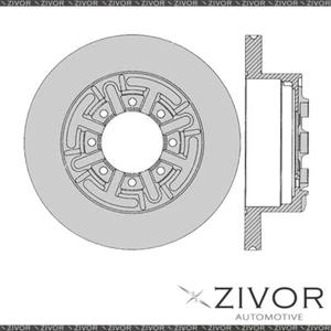 New PROTEX Rotor - Rear For IVECO DAILY 50C15 4D C/C RWD 2003 - 2005 #DR12043 - Picture 1 of 1