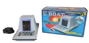 BANDAI U BOATTABLE TOP 2 JOUEURS EN BOITE FONCTIONNE GAME VINTAGE 1982 - Imagen 1 de 7