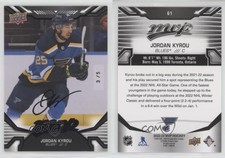 2022-23 Upper Deck MVP Super Script Black /5 Jordan Kyrou #61