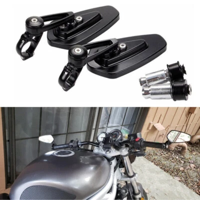 For Suzuki SV650 SV650S SV1000 SV1000S Motorcycle Handle Bar End Side Mirrors US - Image 1 of 4
