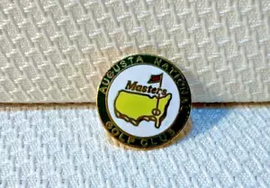Marcador de pelota Augusta National Golf Club Masters Tournament de una sola clavija trasera - Imagen 1 de 2