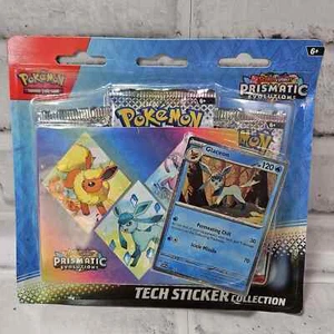 Pokemon TCG Scarlet Violet Prismatic Evolutions Tech Sticker Sammlung Glaceon - Bild 1 von 2