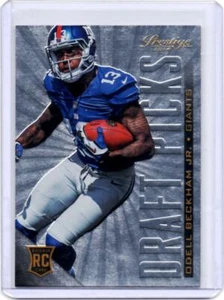 Tarjeta de fútbol americano Prestige Draft Picks 2014 # DP15 Odell Beckham Jr. RC NY Giants - Imagen 1 de 2