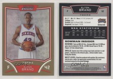 2008-09 Bowman Draft Picks & Stars Chrome Gold Refractor /50 Elton Brand #12