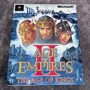 Age Of Empires II The Age Of Kings PC Game - w/Manual Original Rare Big Box - Picture 1 of 9